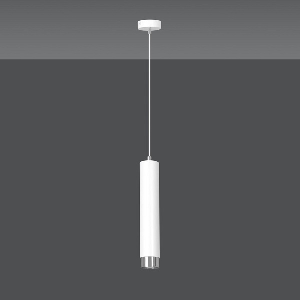 Lampa wisząca KIBO 1 WH/CHROME - Emibig