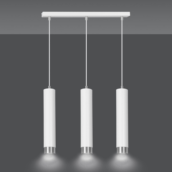 Lampa wisząca KIBO 3 WH/CHROME