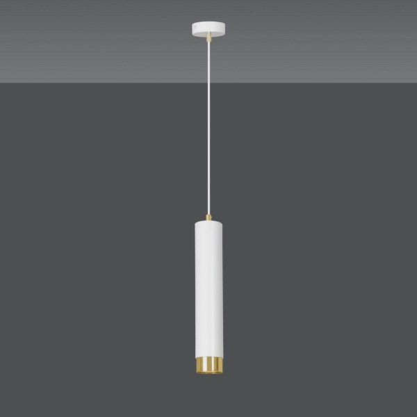 Lampa wisząca KIBO 1 WH/GOLD - Emibig