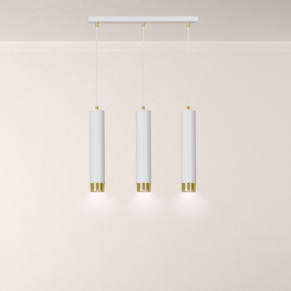 Lampa wisząca KIBO 3 WH/GOLD