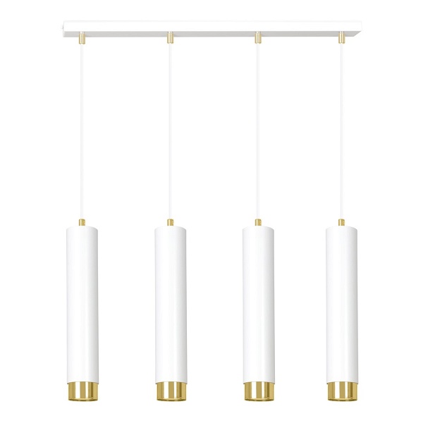 Lampa wisząca KIBO 4 WH/GOLD