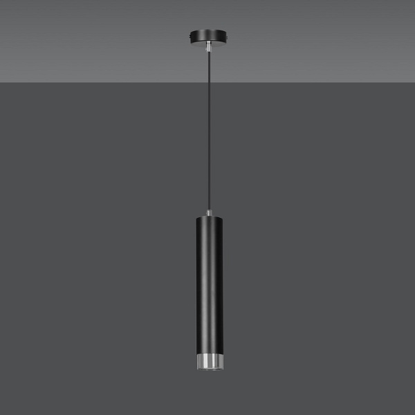Lampa wisząca KIBO 1 BL/CHROME - Emibig