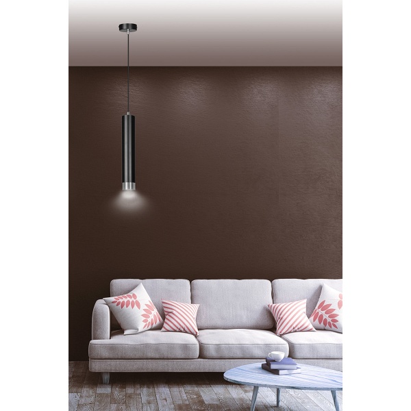 Lampa wisząca KIBO 1 BL/CHROME