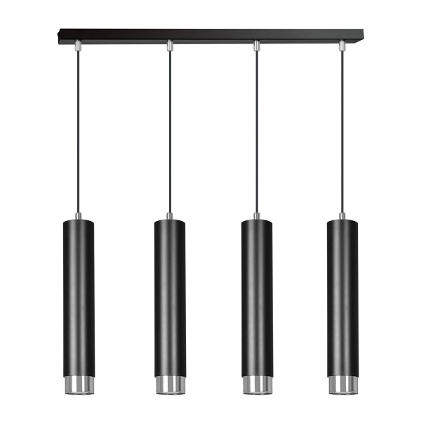 Lampa wisząca KIBO 4 BL/CHROME