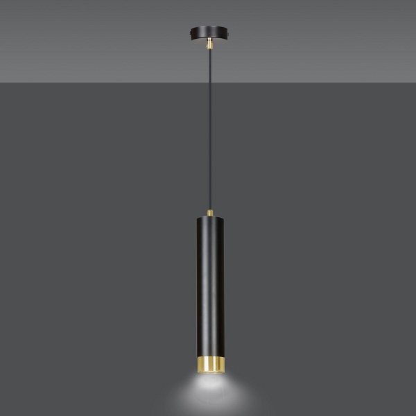 Lampa wisząca KIBO 1 BL/GOLD