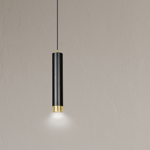 Lampa wisząca KIBO 1 BL/GOLD