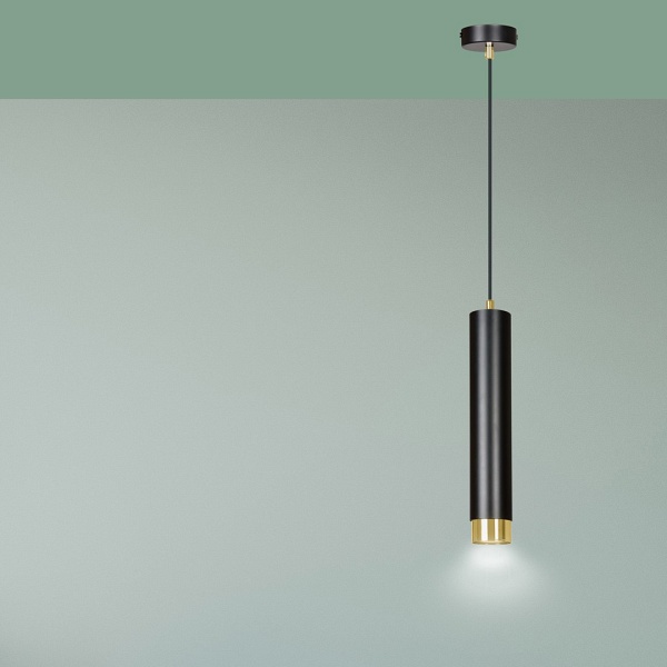 Lampa wisząca KIBO 1 BL/GOLD