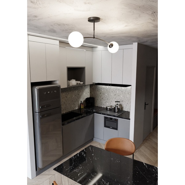 Lampa sufitowa PREGOS 2 BLACK