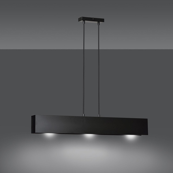Lampa wisząca GENTOR 3 BLACK