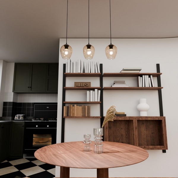 Lampa wisząca ISTAR 3 BL MIODOWY