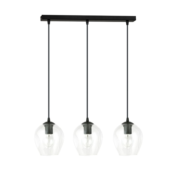 Lampa wisząca ISTAR 3 BL TRANSPARENT - Emibig