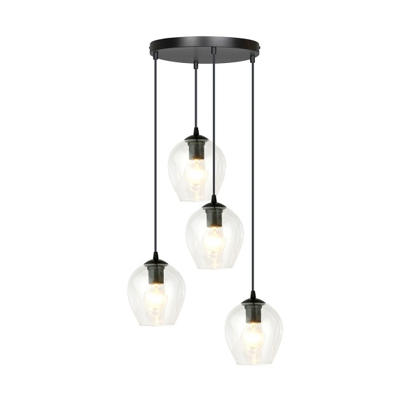 Lampa wisząca ISTAR 4 BL PREMIUM TRANSPARENT