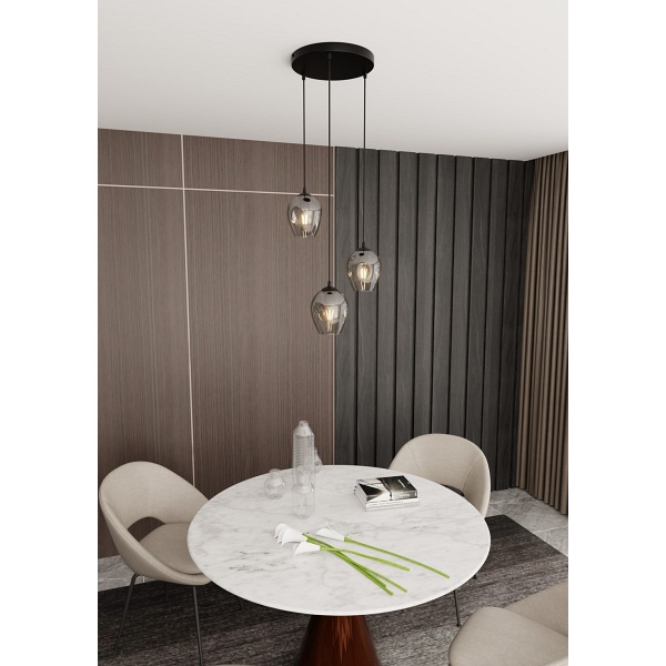 Lampa wisząca ISTAR 3 BL PREMIUM GRAFIT