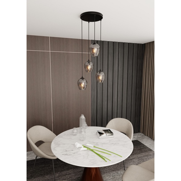Lampa wisząca ISTAR 4 BL PREMIUM GRAFIT