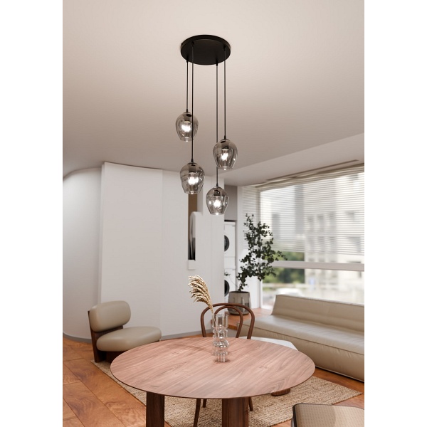 Lampa wisząca ISTAR 4 BL PREMIUM GRAFIT