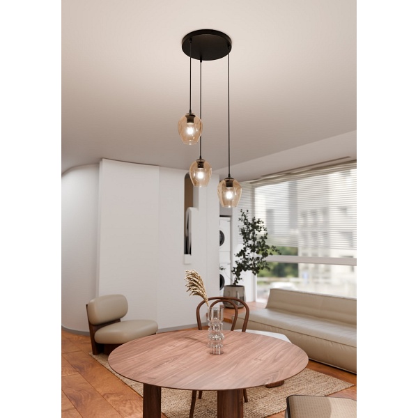 Lampa wisząca ISTAR 3 BL PREMIUM MIODOWY