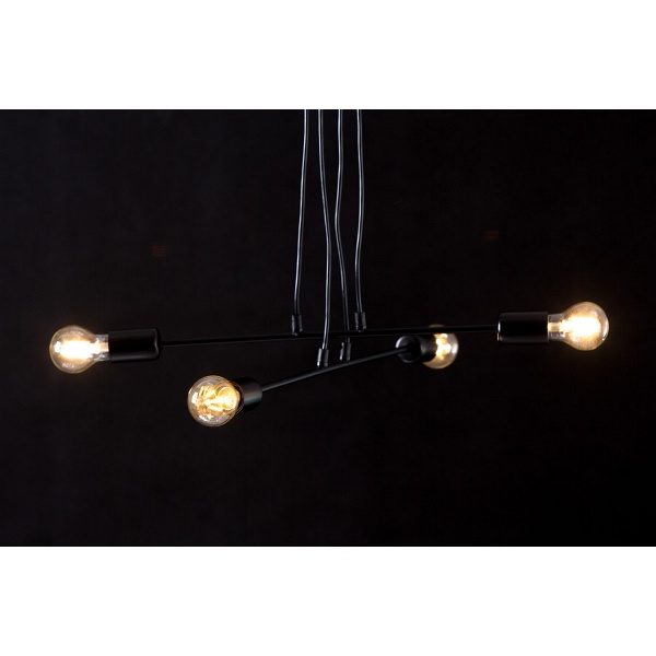 Lampa wisząca MULTIPO 4 BLACK