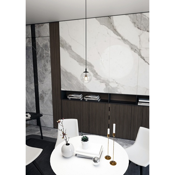 Lampa wisząca COSMO 1 BL TRANSPARENT