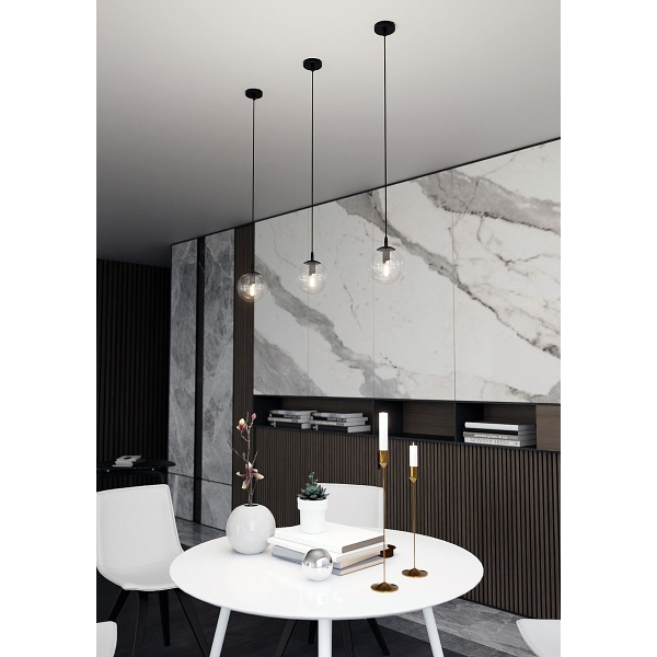 Lampa wisząca COSMO 1 BL TRANSPARENT