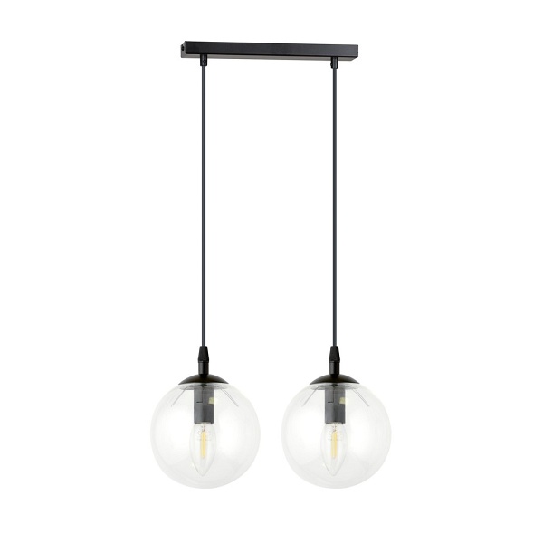Lampa wisząca COSMO 2 BL TRANSPARENT - Emibig