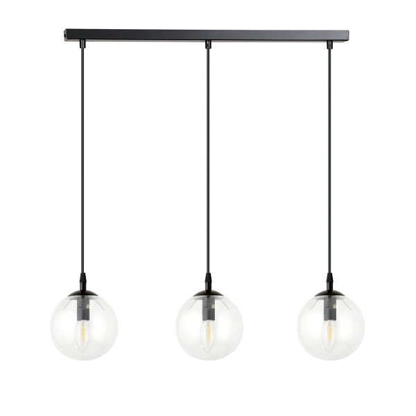Lampa wisząca COSMO 3 BL TRANSPARENT - Emibig