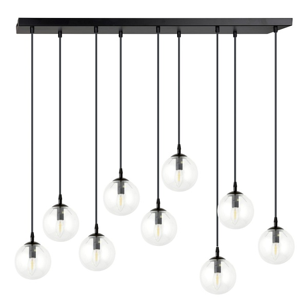 Lampa wisząca COSMO 9 BL TRANSPARENT - Emibig