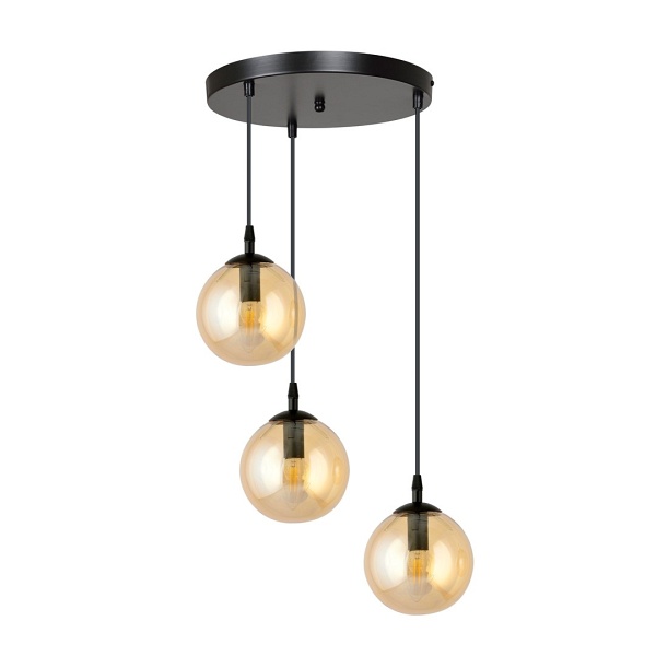 Lampa wisząca COSMO 3 BL PREMIUM MIODOWY - Emibig