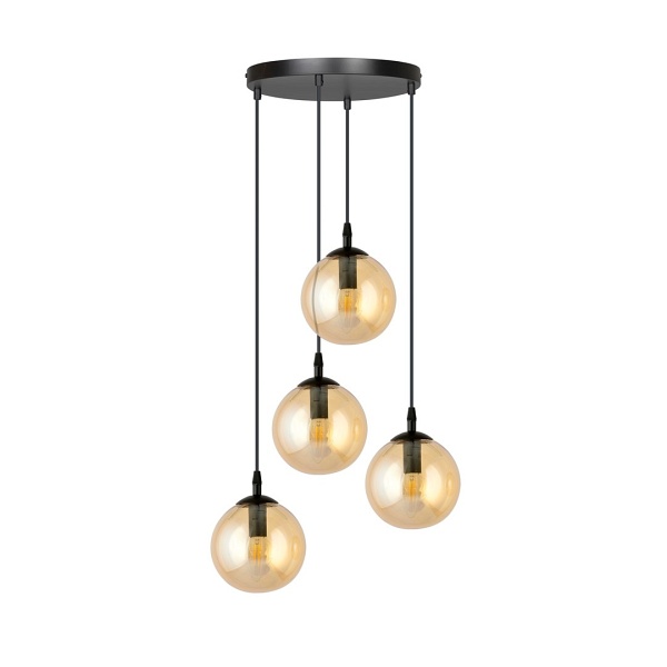 Lampa wisząca COSMO 4 BL PREMIUM MIODOWY - Emibig