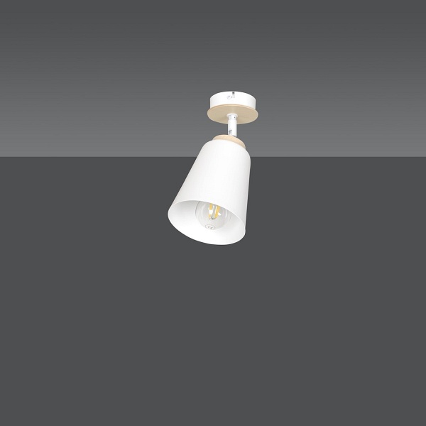 Lampa sufitowa ATLAS 1 WHITE - Emibig