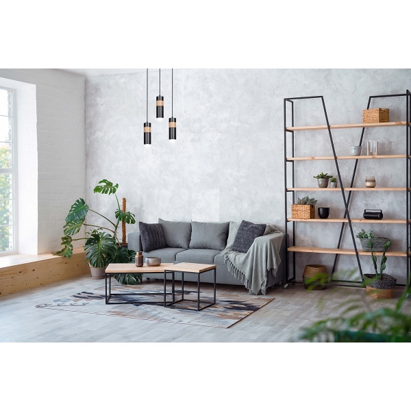 Lampa wisząca AKARI 1 BLACK