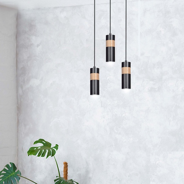 Lampa wisząca AKARI 1 BLACK