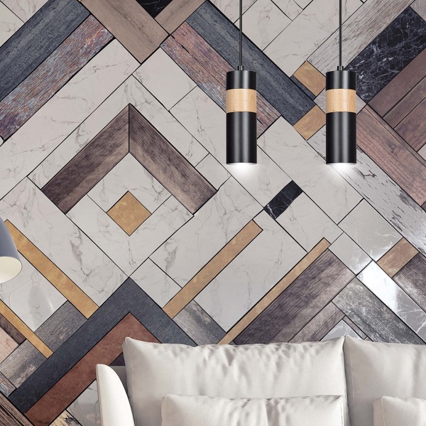 Lampa wisząca AKARI 2 BLACK