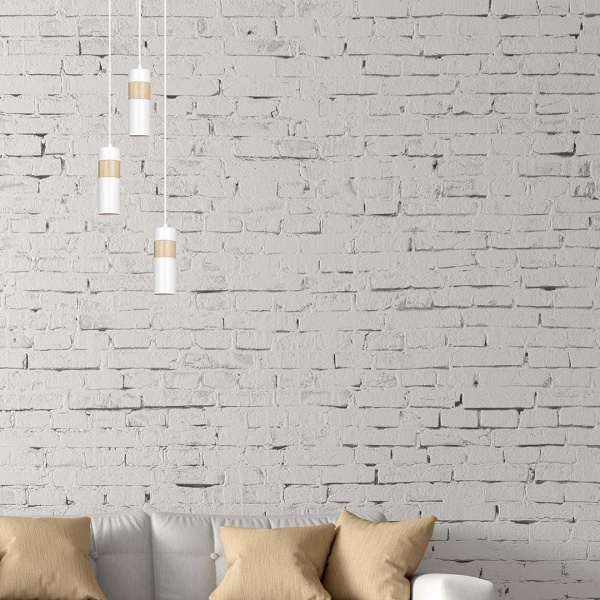 Lampa wisząca AKARI 1 WHITE