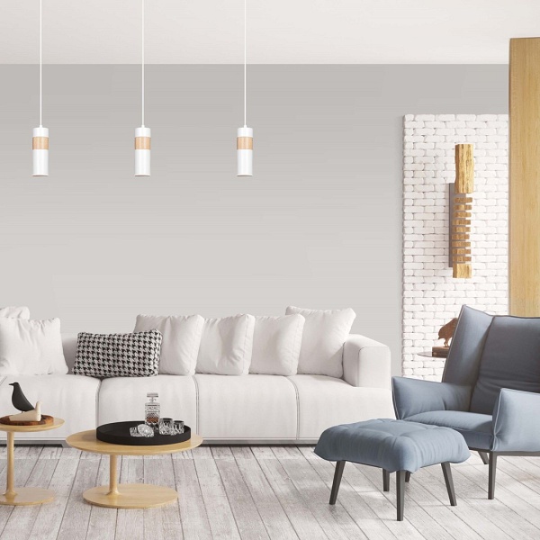 Lampa wisząca AKARI 1 WHITE