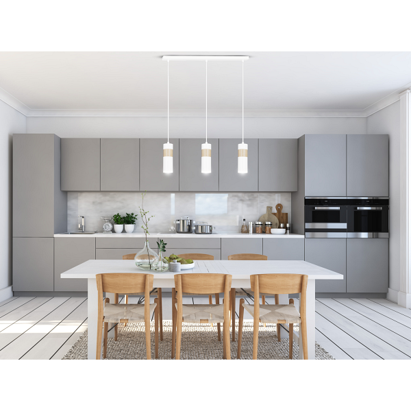 Lampa wisząca AKARI 3 WHITE