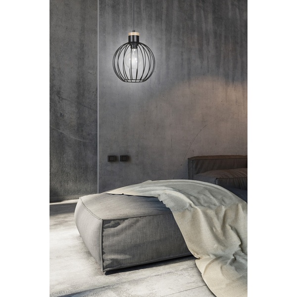 Lampa wisząca BARBADO 1 BLACK