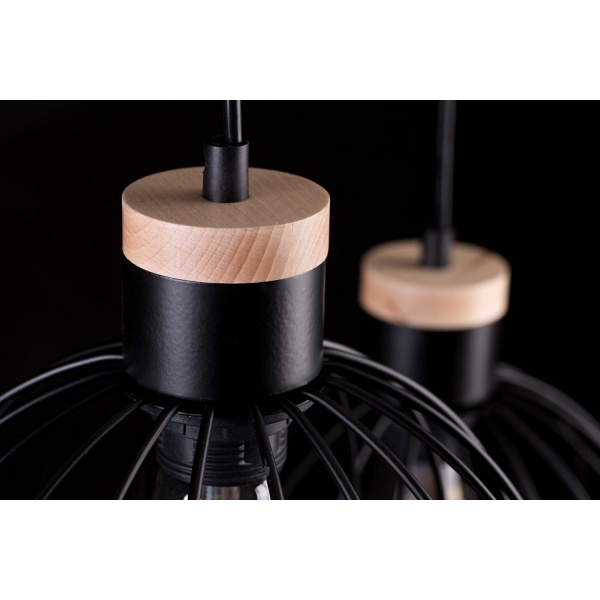 Lampa wisząca BARBADO 3 BLACK