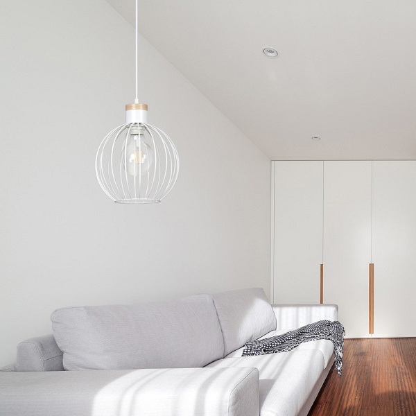 Lampa wisząca BARBADO 1 WHITE