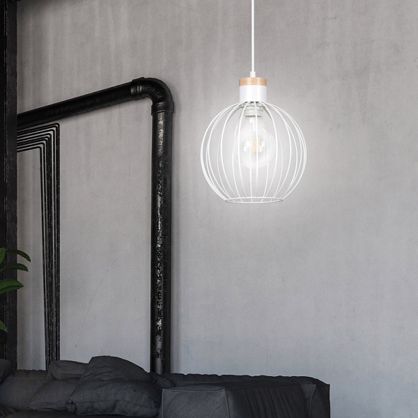 Lampa wisząca BARBADO 1 WHITE