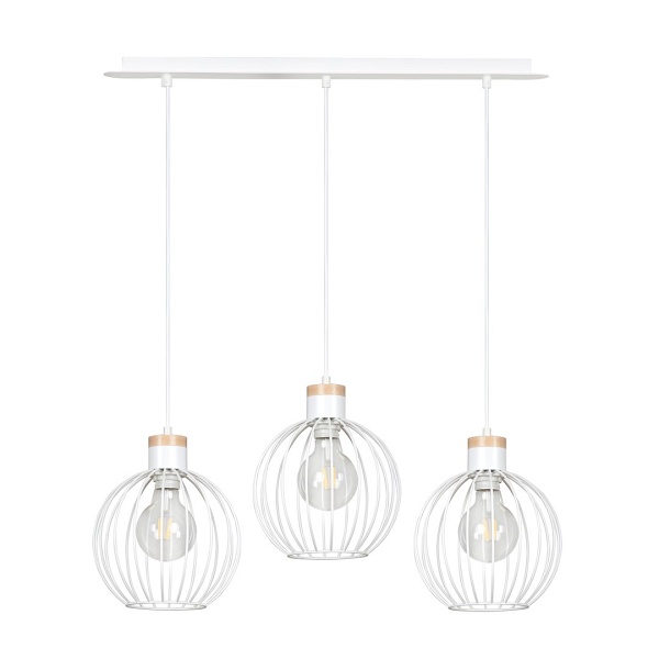 Lampa wisząca BARBADO 3 WHITE