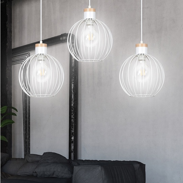 Lampa wisząca BARBADO 3 WHITE