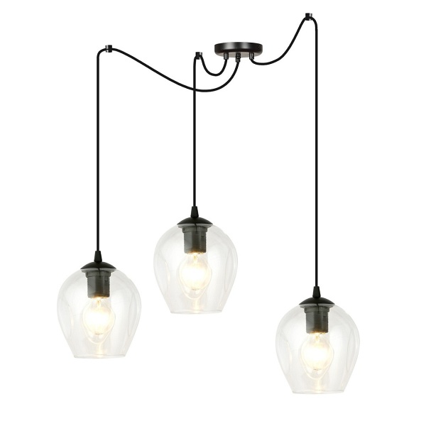 Lampa wisząca LEVEL 3 BL TRANSPARENT