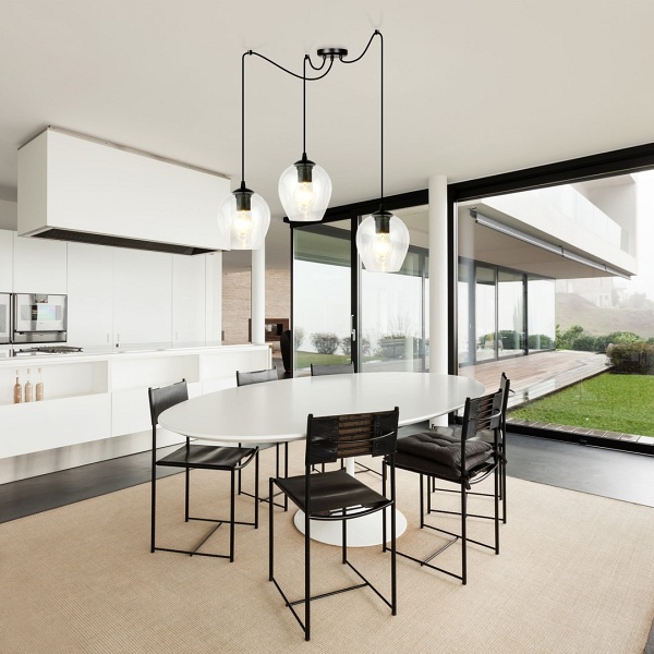 Lampa wisząca LEVEL 3 BL TRANSPARENT