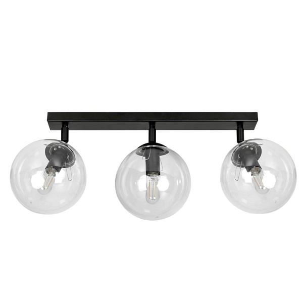 Lampa sufitowa TOFI 3 BL TRANSPARENT