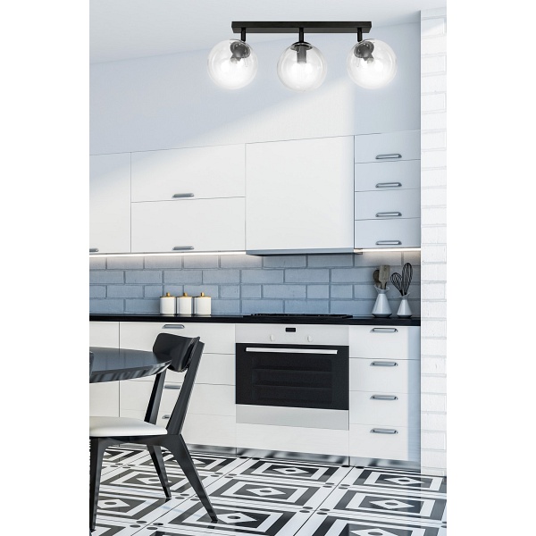 Lampa sufitowa TOFI 3 BL TRANSPARENT