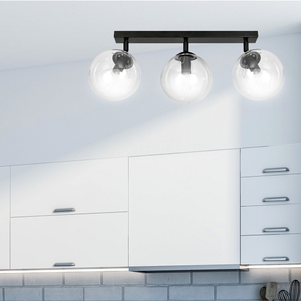Lampa sufitowa TOFI 3 BL TRANSPARENT