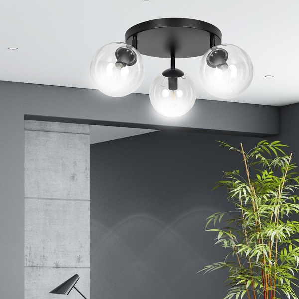 Lampa sufitowa TOFI 3A BL TRANSPARENT PREMIUM