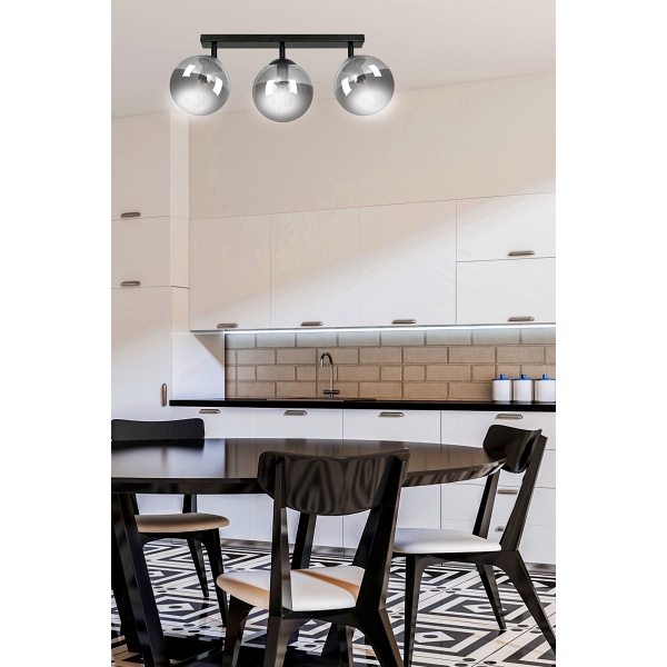 Lampa sufitowa TOFI 3 BL GRAFIT
