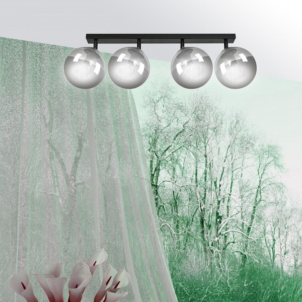 Lampa sufitowa TOFI 4 BL GRAFIT