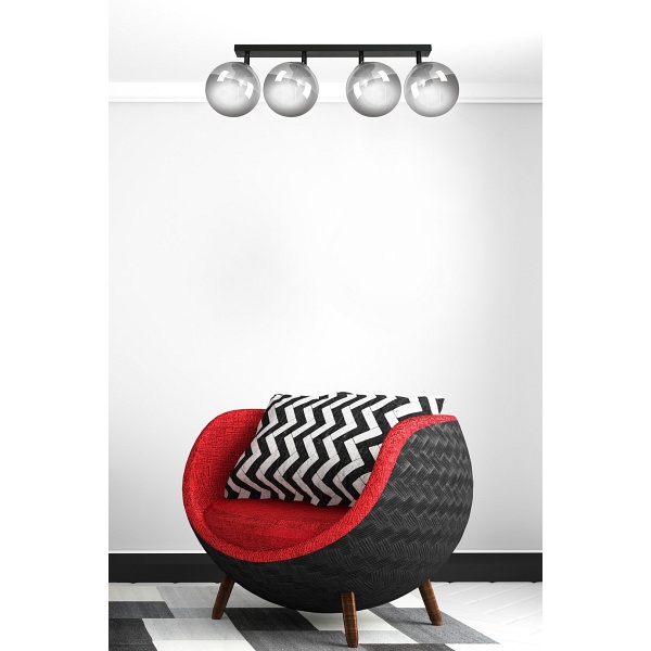 Lampa sufitowa TOFI 4 BL GRAFIT